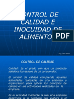 Control de Calidad. Clase1