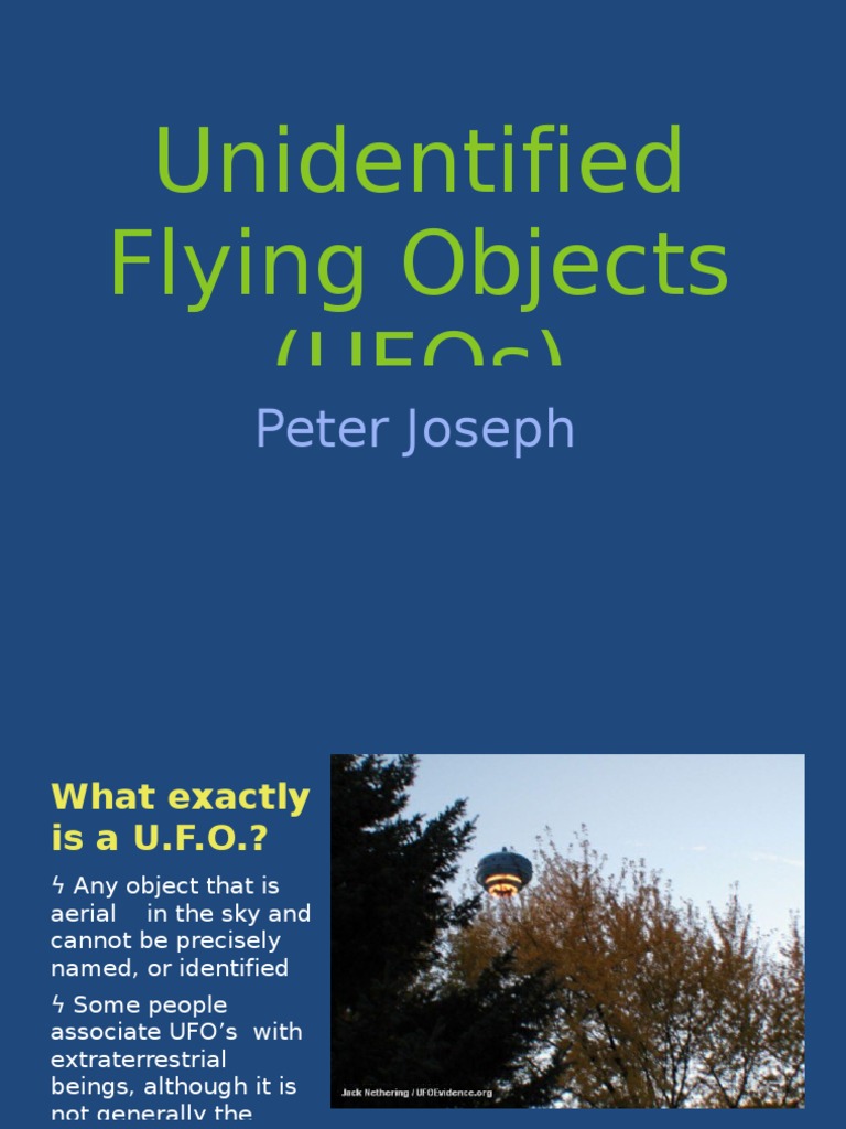 Understanding Unidentified Flying Objects | PDF | Young Adult