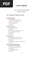 Combinatorial Game Theory