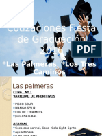 Cotizaciones graduación 2016