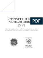 Constitución Política de Colombia 1991.