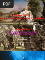 Jesús en El Huerto de Los Olivos.