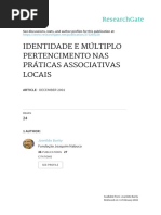 Identidade e Múltiplo Pertencimento