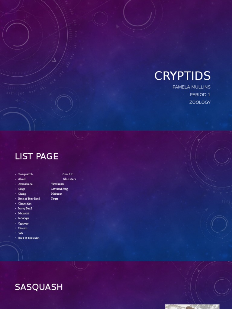 Cryptids | PDF | Social Science