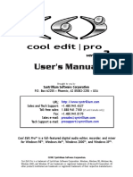 Cool Edit Pro 2 Manual