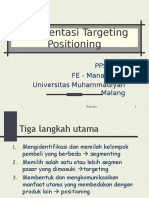 Segmentasi Targeting Positioning