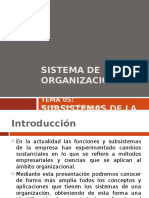 Sistema organizacional