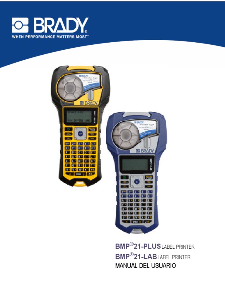 Bmp21-Plus User Guide Es | Impresora (Computación) | Batería recargable