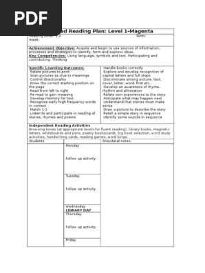 group guided reading plans magenta-silver