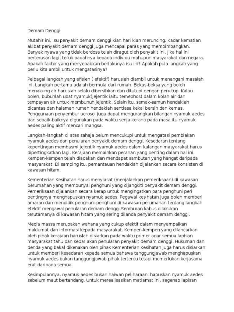Demam Denggi Pdf