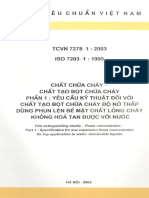 2003 - TCVN 7278-1-2003 - Chat Chua Chay - Chat Tao Bot Chua Chay - Yeu Cau Ky Thuat Chat Tao Bot Boi So