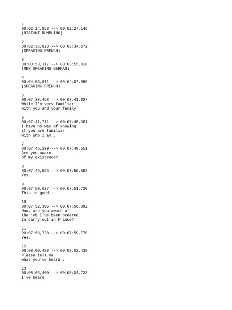 Inglourious Basterds English Subtitles. PDF Unrest