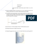 Assignment Hydrostatic Pressure