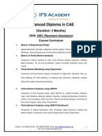 Advanced Diploma in CAE