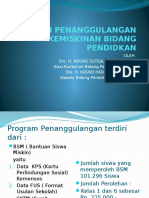 Program Penanggulangan Kemiskinan Bidang Pendidkan 2016