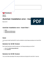 Autocad Installation Error Insert Disk 1 28654 Nkonjk