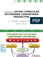 Planificacion Curricular Secundaria