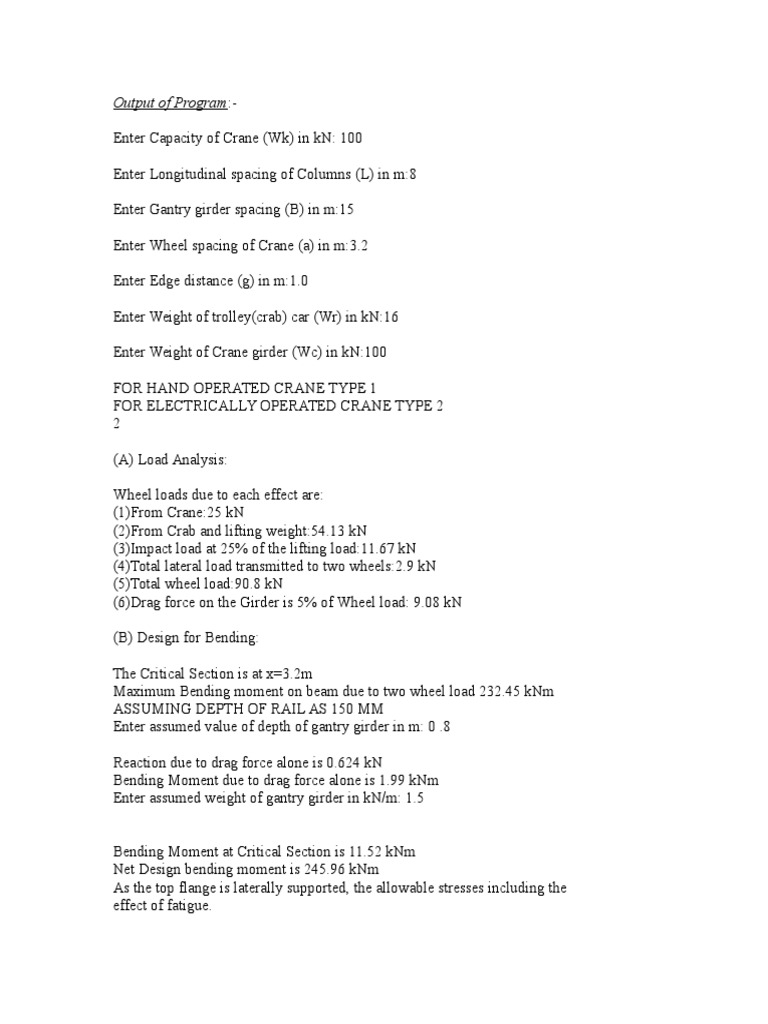 Output of Program | PDF