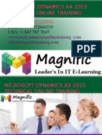 Microsoft Dynamics Ax Technical 2015 Training Introduction