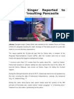 Zaskia Insulting Pancasila