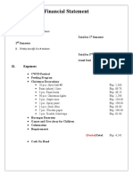 Financial Statement Prudence
