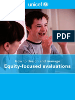 Equity Focused Evaluations