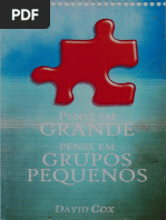 Pense Em GRANDE Pense Em GRUPOS PEQUENOS, Um Guia Para Compreender e Desenvolver o Ministério Dos Grupos Pequenos Nas Igrejas Adventistas - DAVID COX