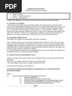 Read Aloud Lesson Plan