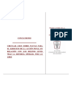 Circular Fiscalía 1-2015. Conclusiones Icam