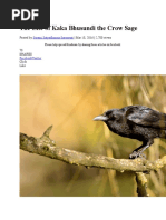 the life of kaka bhusundi the crow sage