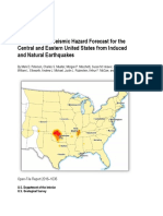 USGS Induced Seismicity Hazard Maps