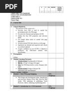 Syllabus of CSS