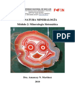 Modulo 2 2010 (1)Mineralogia Sistematica