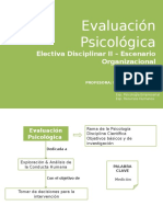 Evaluación Psicológica