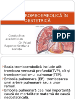 boala tromboembolica