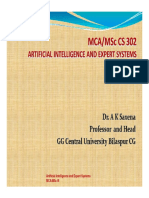 Artificial Intelligence and Expert System