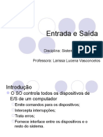 Entrada e Saída (Sistemas Operacionais)