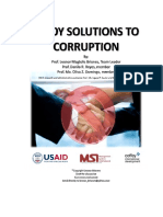Pinoy Solutions To Corruption by Briones, Reyes, Domingo