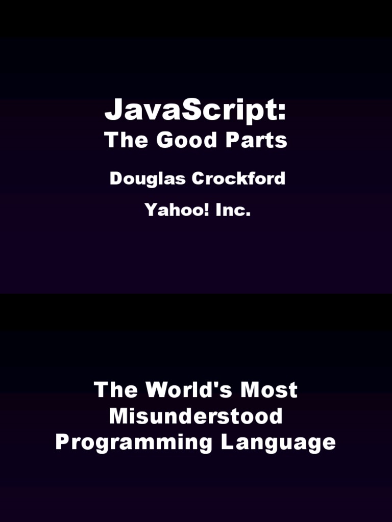 Crockford Douglas JavaScript PDF Inheritance (Object Oriented