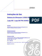 Instruções de Uso: Sistema de Ultrassom LOGIQ 500