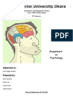 Consumer Behaviour Assignment