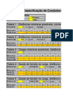 Calculo Secção de Fios