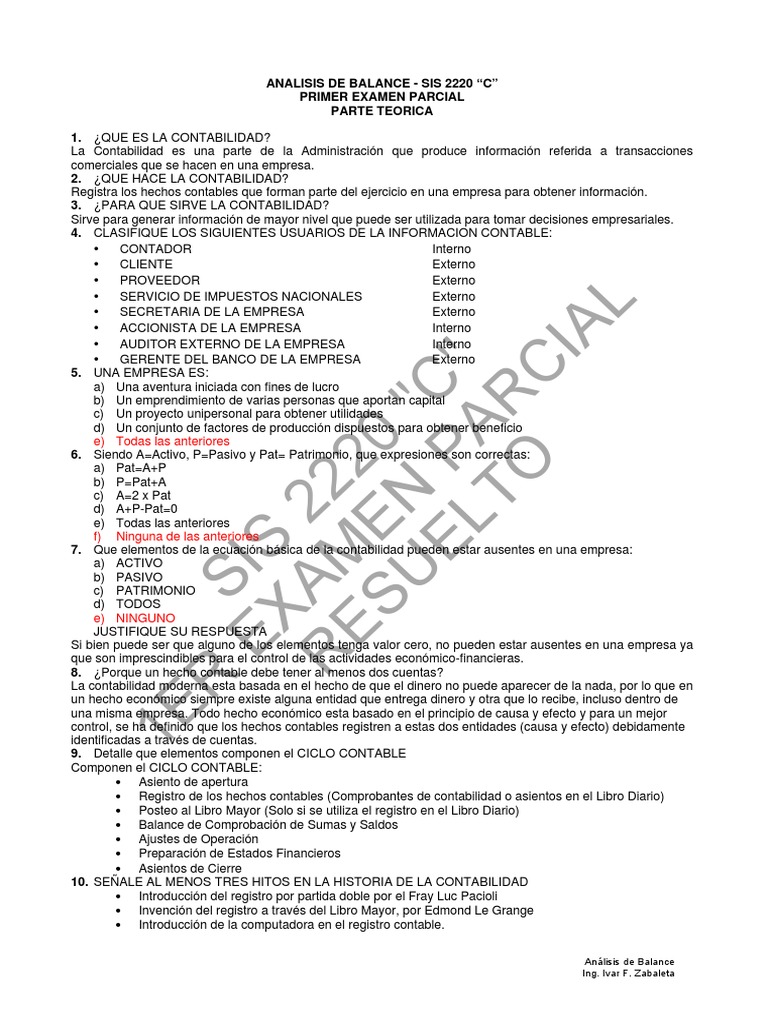 Primer Parcial de Contabilidad Resuelto | PDF | Contabilidad financiera ...