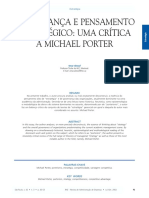 Governança E Pensamento EstratégicoUma Crítica a Michael Porter / Omar Aktouf