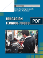 Orientaciones Metodologicas Para La Practica Pre Profesional