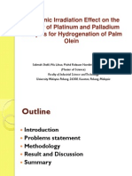 OB 4 - Ultrasonic Irradiation Effect On The Activity of Platinum and Palladium Catalysts For Hydrogenation of Palm Olein