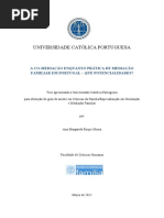 A Co-mediação Enquanto Prática de Mediação Familiar Em Portugal - Que Potencialidades