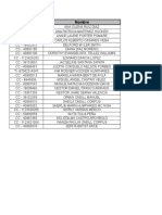 Documento excel calculo