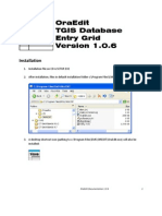 Oraedit Tgis Database Entry Grid: Installation