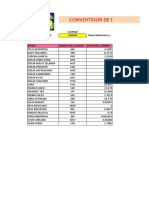 Practica 2 Excel - Convert Id or de Divisas